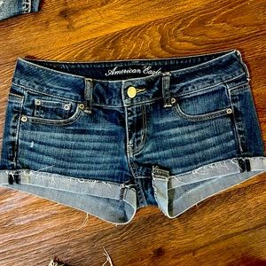 Size 29 American Eagle jean shorts.